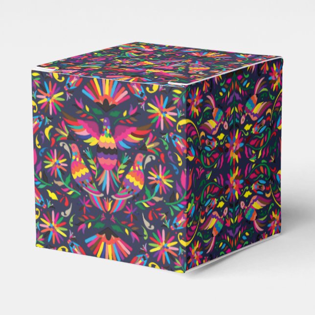 Otomi Print Favour Box (Front Side)