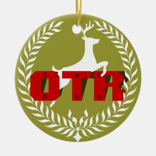 OTR CERAMIC TREE DECORATION (Front)