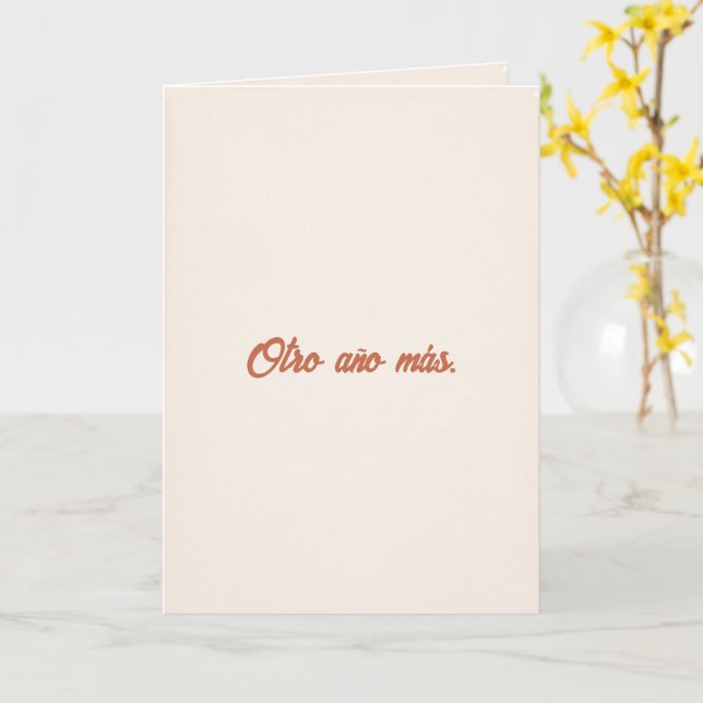 Otro Año Más | Papi Hija Card (Yellow Flower)