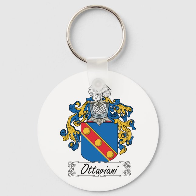 Ottaviani Family Crest Key Ring (Front)