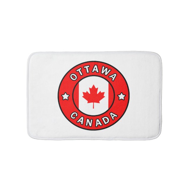 Ottawa Canada Bath Mat (Front)