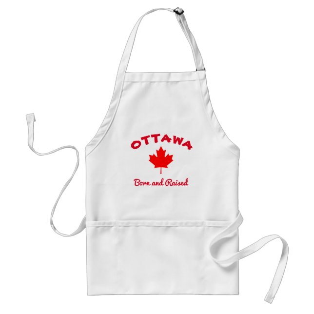 OTTAWA, Canada - Born and Raised Standard Apron (Front)