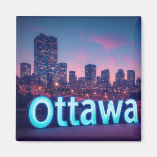 Ottawa Canada Capital City Travel Keepsake 🗺️ Magnet