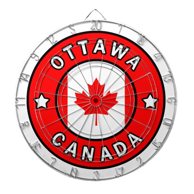 Ottawa Canada Dartboard (Front)