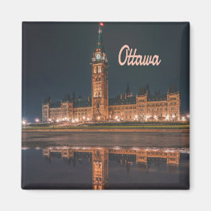 Ottawa Canada Ontario Parliament Hill Magnet
