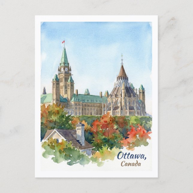 Ottawa, Canada. Postcard (Front)
