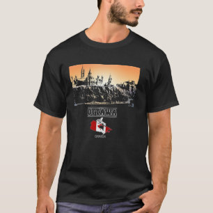 ottawa canada Skyline Vacation Souvenir city T-Shirt