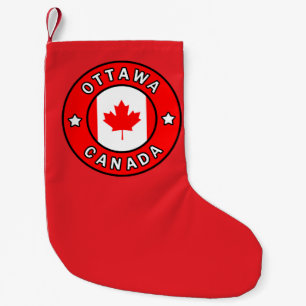 Ottawa Canada Small Christmas Stocking