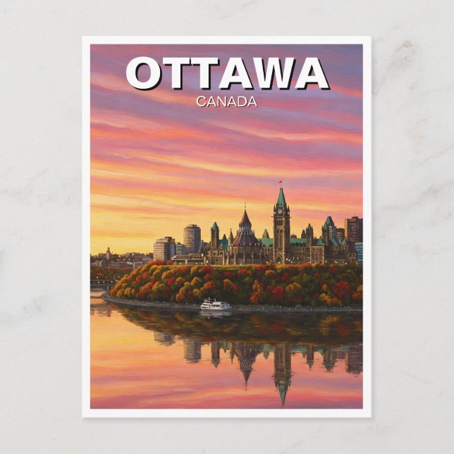 Ottawa Canada Travel Postcard (Front)