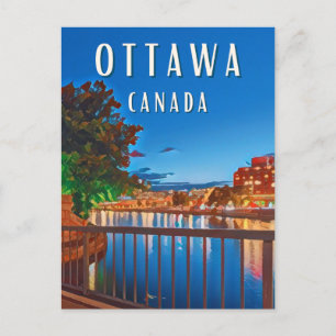 Ottawa: Dynamic Capital of Canada Postcard