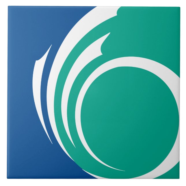 Ottawa Flag on Tile (Front)