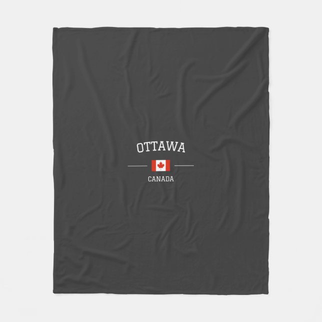 Ottawa Fleece Blanket (Front)
