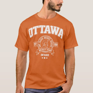 Ottawa Hockey Team Ontario Sports Design T-Shirt