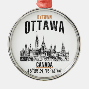 Ottawa Metal Tree Decoration
