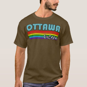 Ottawa Ontario Pride Ottawa LGBT Gift LGBTQ Suppo T-Shirt