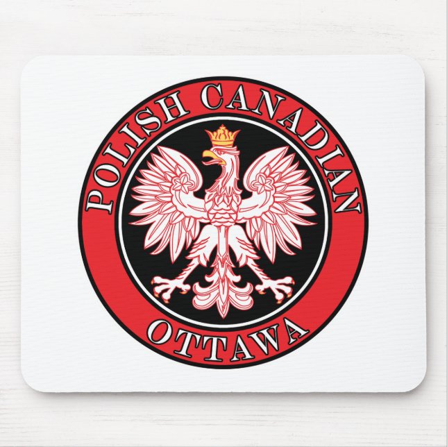 Ottawa Polish Canadian Eagle Mouse Pad (Front)