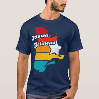 Ottawa Quebec Canada Vintage Distressed Souvenir 2 T-Shirt