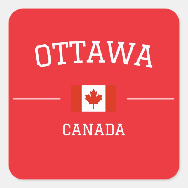 Ottawa Square Sticker (Front)