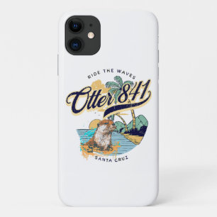Otter 841 Surfing Otter 841 California Surf Board  Case-Mate iPhone Case