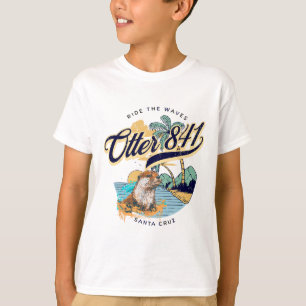 Otter 841 Surfing Otter 841 California Surf Board T-Shirt