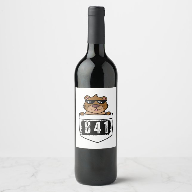 Otter 841  wine label (Front)