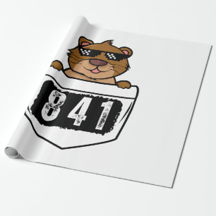 Otter 841 wrapping paper