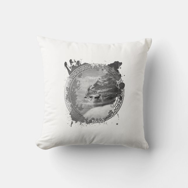 Otter Art Cushion (Front)