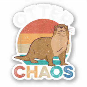 Otter Chaos For Men Women Cute Otter Lover Animal 