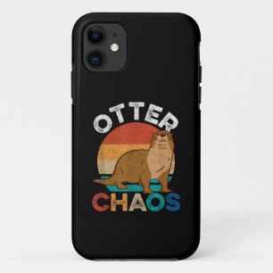 Otter Chaos For Men Women Cute Otter Lover Animal Case-Mate iPhone Case