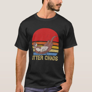 Otter Chaos For Men Women Cute Otter Lover Animal T-Shirt