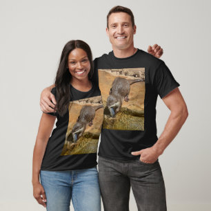 Otter Eating Otterly Delicious Fish, T-Shirt