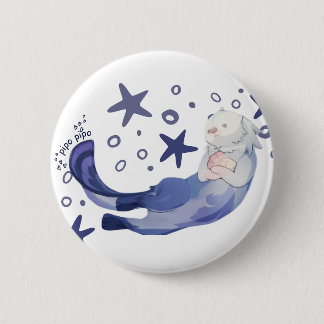 Otter Genshin Impact Button Pin
