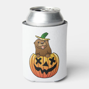 Otter Halloween  Can Cooler