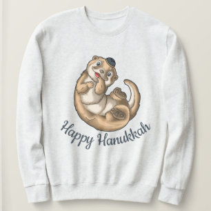  Otter Hanukkah T-Shirt Sweatshirt