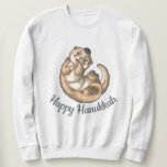Otter Hanukkah T-Shirt Sweatshirt<br><div class="desc">Cute Otter Hanukkah</div>
