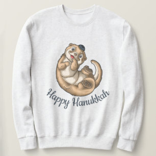  Otter Hanukkah T-Shirt Sweatshirt