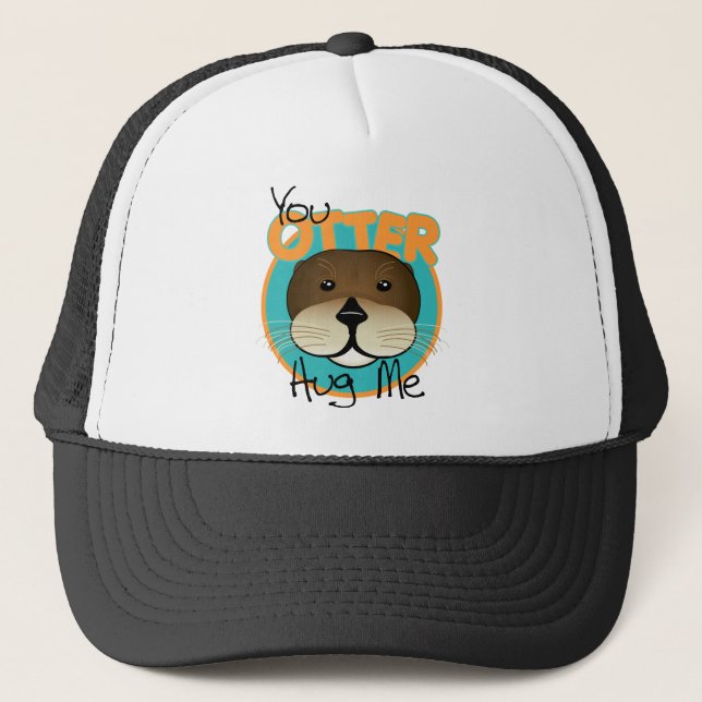 Otter Hug Trucker Hat (Front)