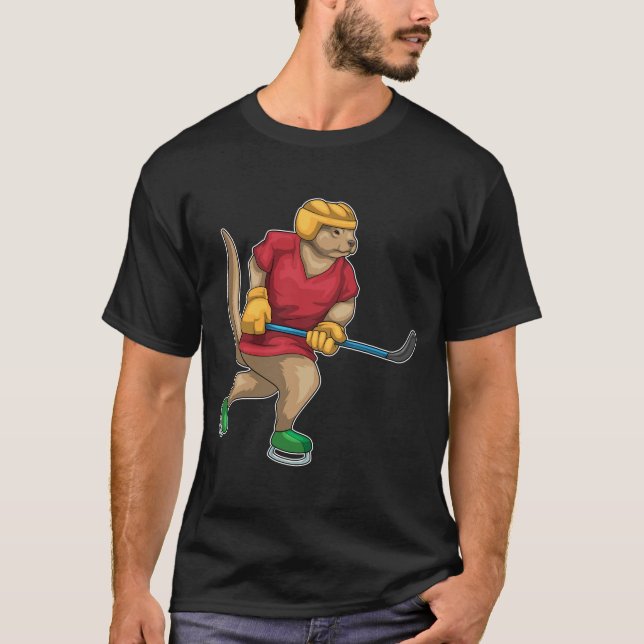 Otter Ice Hockey Ice hockey stick T-Shirt (Front)