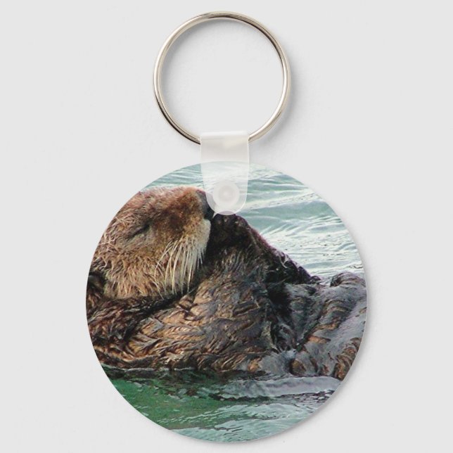 otter in prayer key ring (Front)