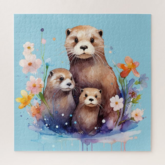 Otter Jigsaw Puzzle (Vertical)