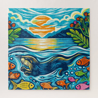 Otter Jigsaw Puzzle