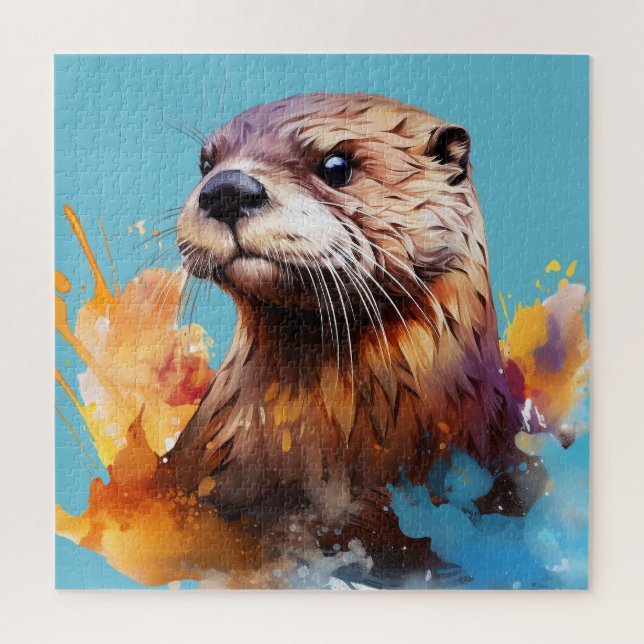 Otter Jigsaw Puzzle (Vertical)
