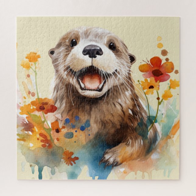 Otter Jigsaw Puzzle (Vertical)