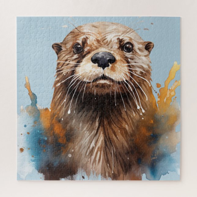 Otter Jigsaw Puzzle (Vertical)
