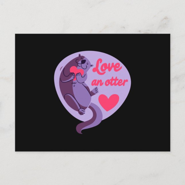 Otter - Love An Otter Love Another Postcard (Front)