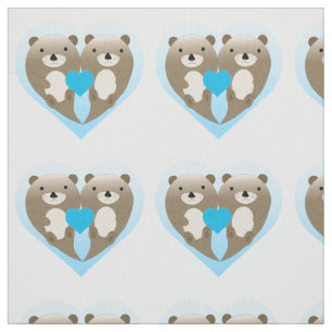 Otter Love Fabric