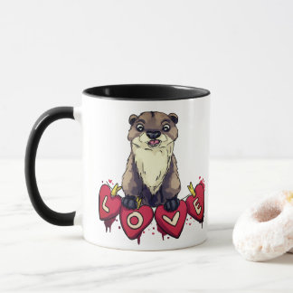 Otter love mug