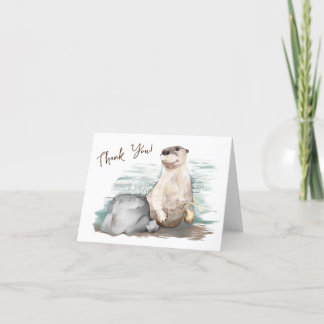 Otter Love -Thank You Cards