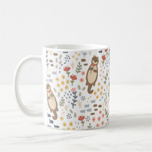 Otter Lovers Gift Valentine Anniversary Coffee Mug