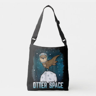 Otter Lovers Otter Space Funny Outer Space Animal Crossbody Bag